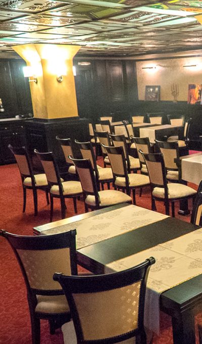 Detaliu din sala de evenimente Hotel Gott